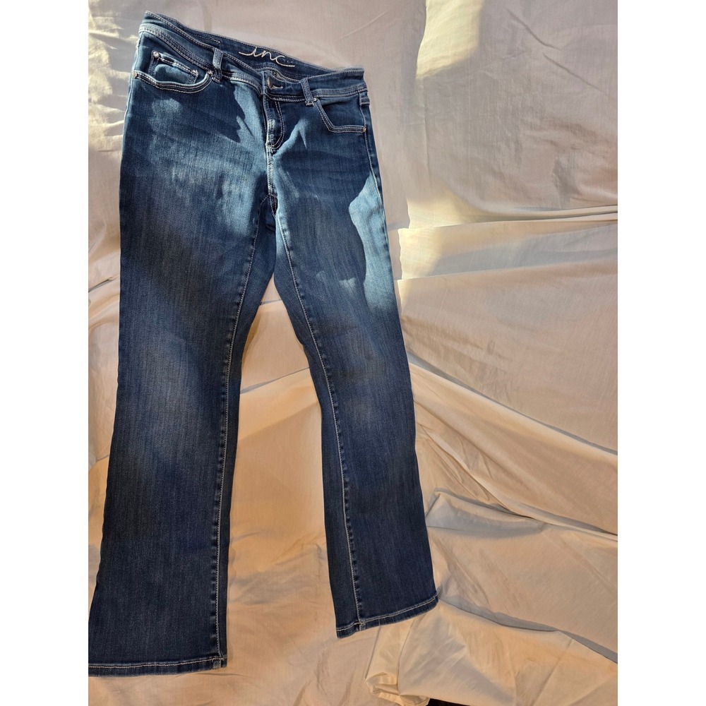 INC  International Concepts Jeans Blue Bootcut Stretch 15x30 Size 6